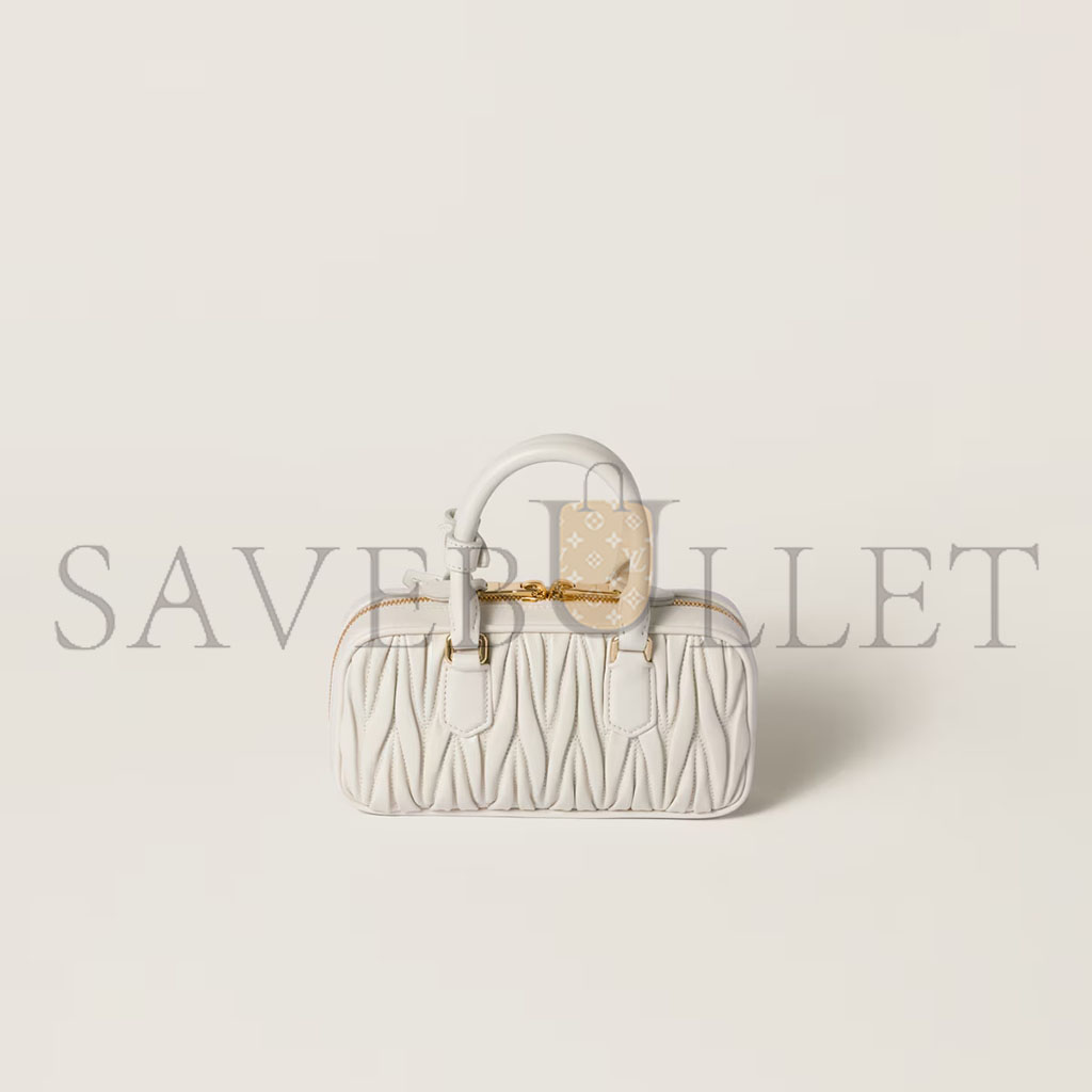MIU MIU ARCADIE MATELASSÉ NAPPA LEATHER MINI-BAG 5BP088 (19*10*5cm) MIU MIU ARCADIE MATELASSÉ NAPPA LEATHER MINI-BAG 5BP088 (19*10*5cm)